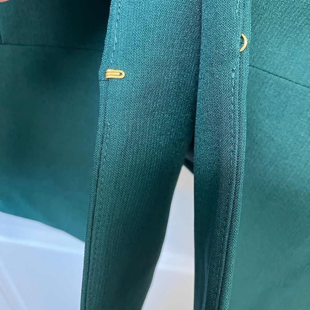 NWT Black Label by Eva-Picone Woman's Classic Fit Suit Jacket, Size 16, Green - Picture 9 of 13